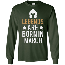 Legends are Born in March T-Shirt