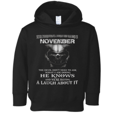 The Devil Don't Need To Ask- Born in November- Woman T-shirt