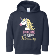 Unicorns Are Born In February T Shirt | Birthday Gift Idea