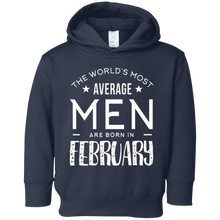Mens The worlds most average men are born in February t-shirt