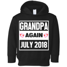 Mens Grandpa Again July 2018 T-Shirt Gift for Papa