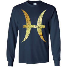 Zodiac Sign Pisces T-Shirts (Green Gold)
