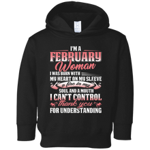 I'm A February Woman I Was Born With My Heart T-Shirt