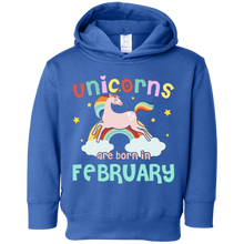 Unicorns Are Born In February T-shirt Lovely Unicorn