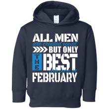 Mens All Men Are Created Equal Best In February Birthday T Shirt