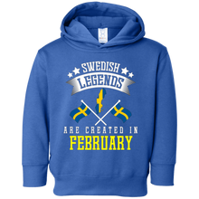 Funny Swedish Legends Are Created In February T-shirt Sweden