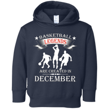 Basketball Legends are Created in December T-Shirt