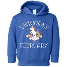 Unicorns Are Born In February T-Shirt Men Women And Kids