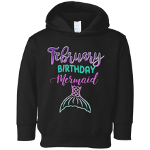 Girls February Birthday Mermaid Bday Party T-Shirt