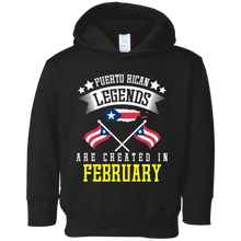 Funny Puerto Rican Legends Are Created In February T-shirt