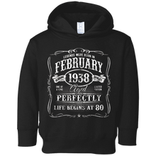 Legends Were Born In February 1938 T-Shirt 80th Birthday Gif
