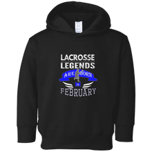 Best Boys & Girl Lacrosse Legend Born in February T-Shirt