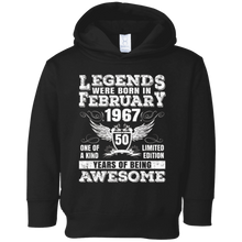 Legends Were Born In February 1967 50th Birthday T Shirt