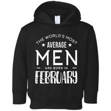 Mens The worlds most average men are born in February t-shirt