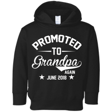 Mens Promoted to Grandpa Again June 2018 T-Shirt for Papa