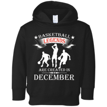 Basketball Legends are Created in December T-Shirt