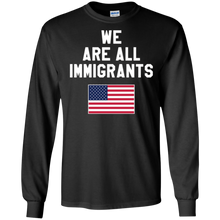 We Are All Immigrants Political Shirt USA Flag T-Shirt