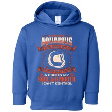 Aquarius Gifts - Aquarius Born With Heart On Sleeve Shirt